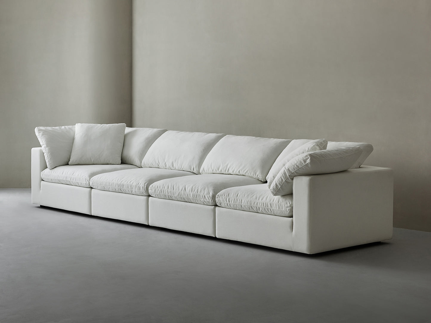 Modern Module Combination Of Cloud Sofa, 4-Person Seat -2 Combinations