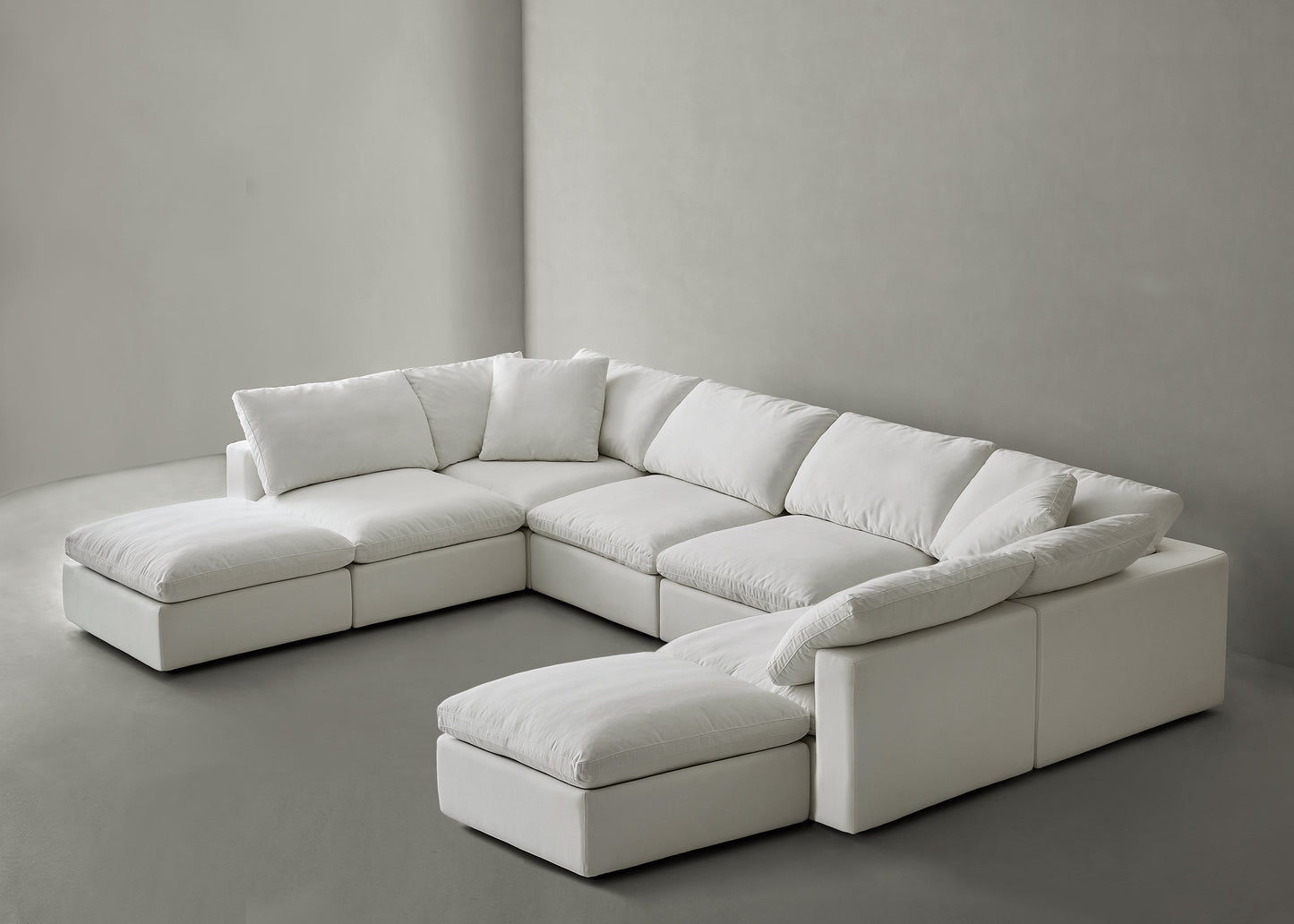 Modular Cloud Sofa With Sleeper Sofa Bed Function