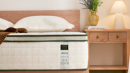 Mattress 14" Hybrid, Gel Memory Foam & Pocket Coils, Medium-Firm, Cooling Pillow Top, Motion Isolation