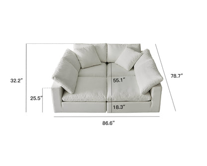 Cloud 4-Seat Modular Sofa Bed