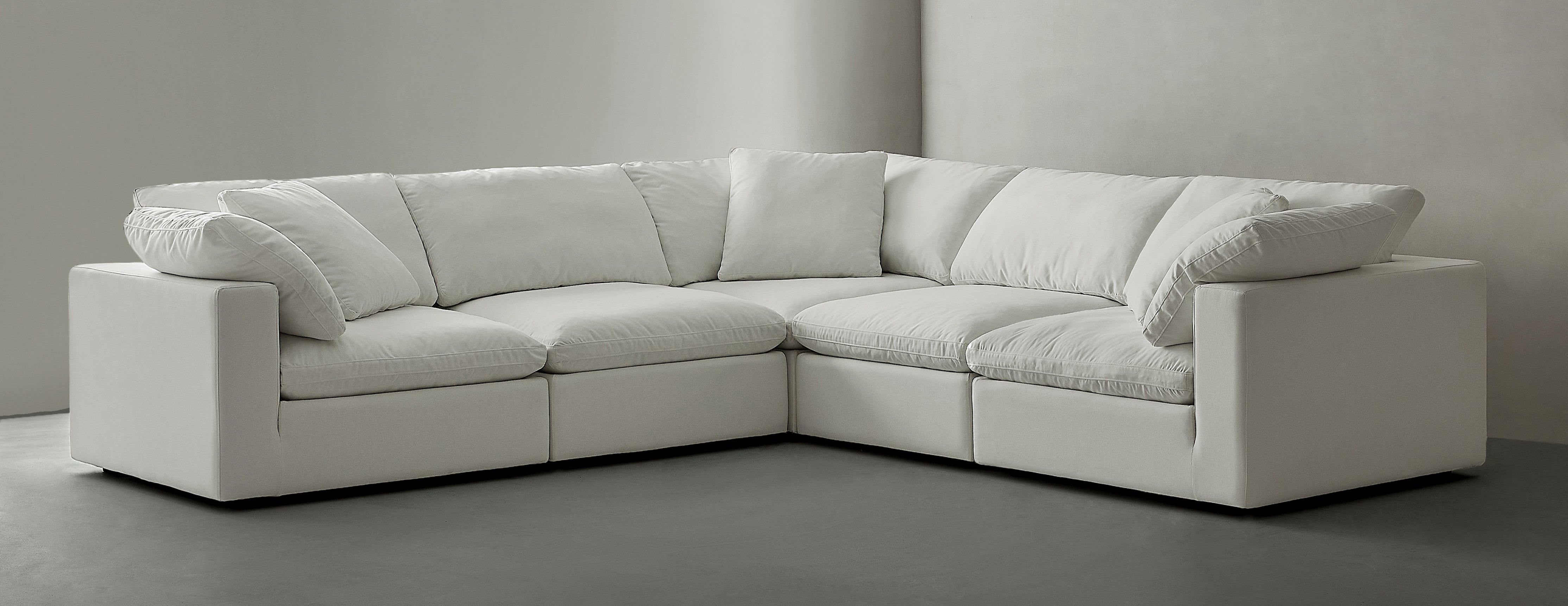 Modern Modular L-Shaped Sectional Sofa Customizable Configurations