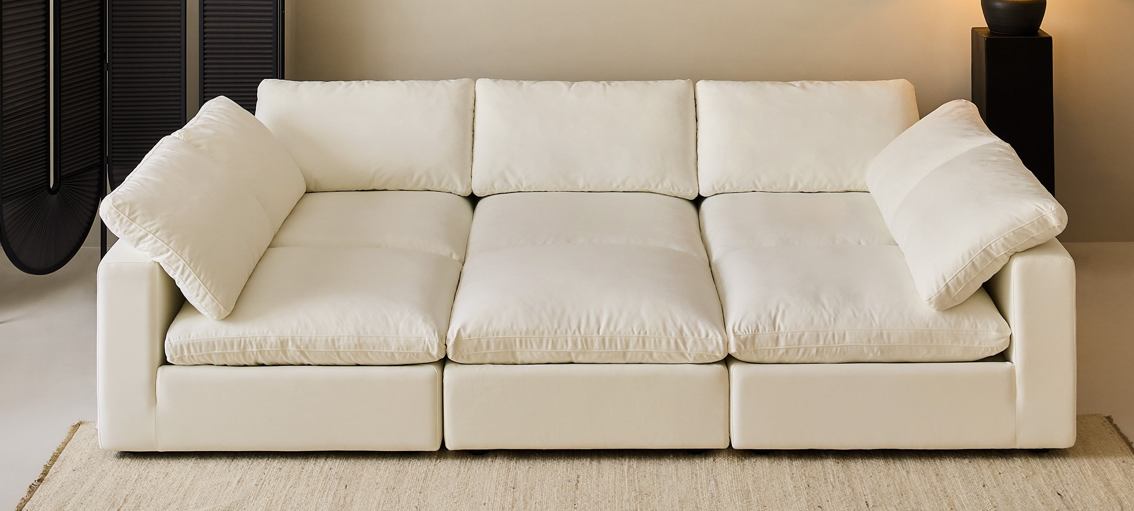 Modern Modular Cloud 6-Seat Modular Sofa Bed