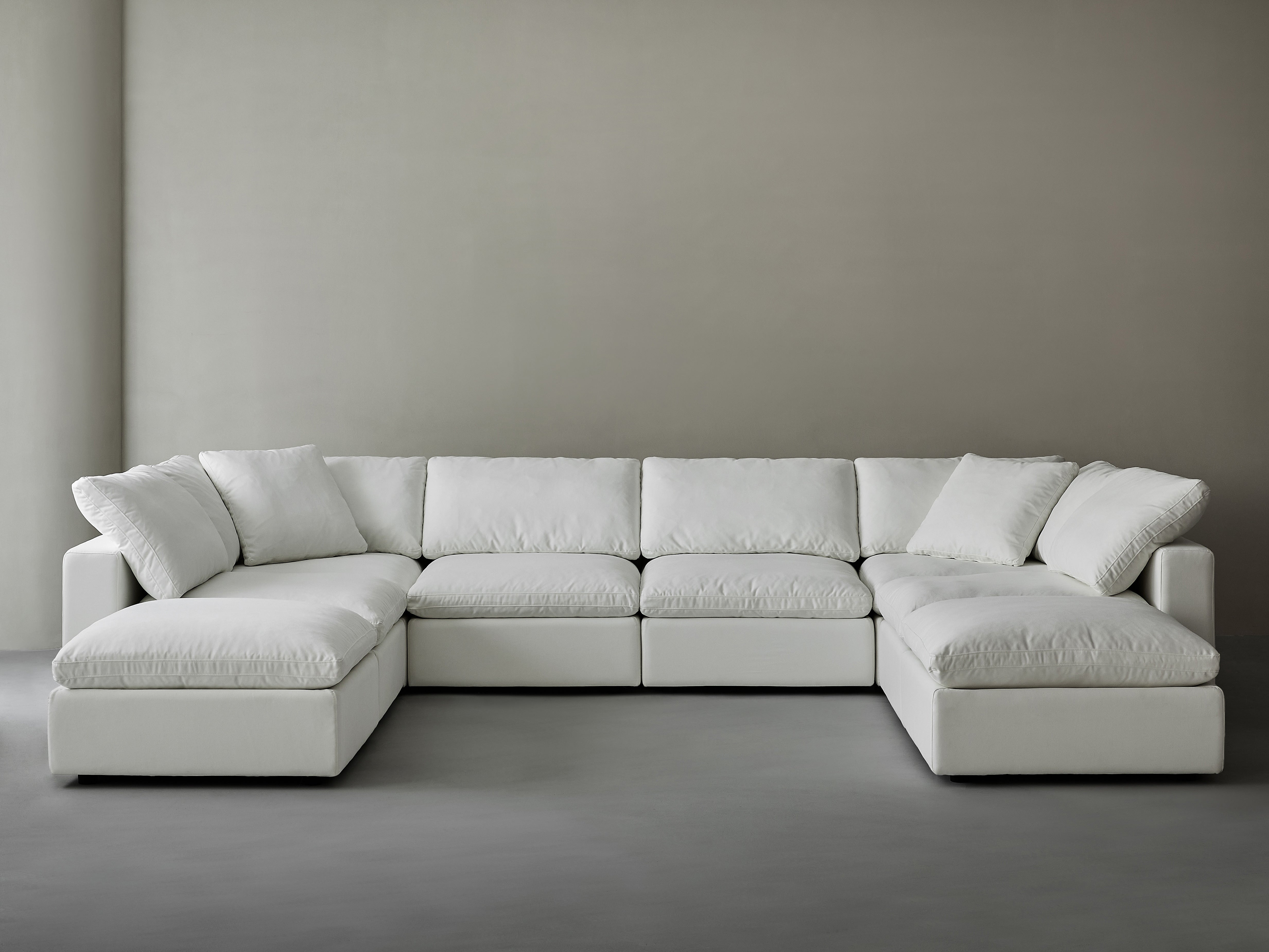 Modular Cloud Sofa With Sleeper Sofa Bed Function